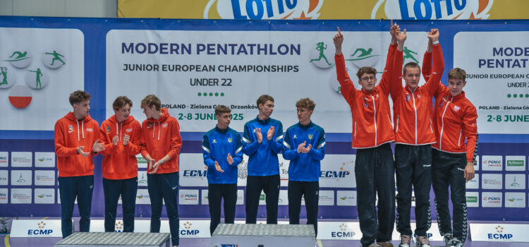 Adam Machaj, Maksymilian Dobosz i Franciszek Dubrawski brązowymi medalistami Mistrzostw Europy Młodzieżowców w drużynie Adam Machaj, Maksymilian Dobosz i Franciszek Dubrawski brązowymi medalistami Mistrzostw Europy Młodzieżowców w drużynie